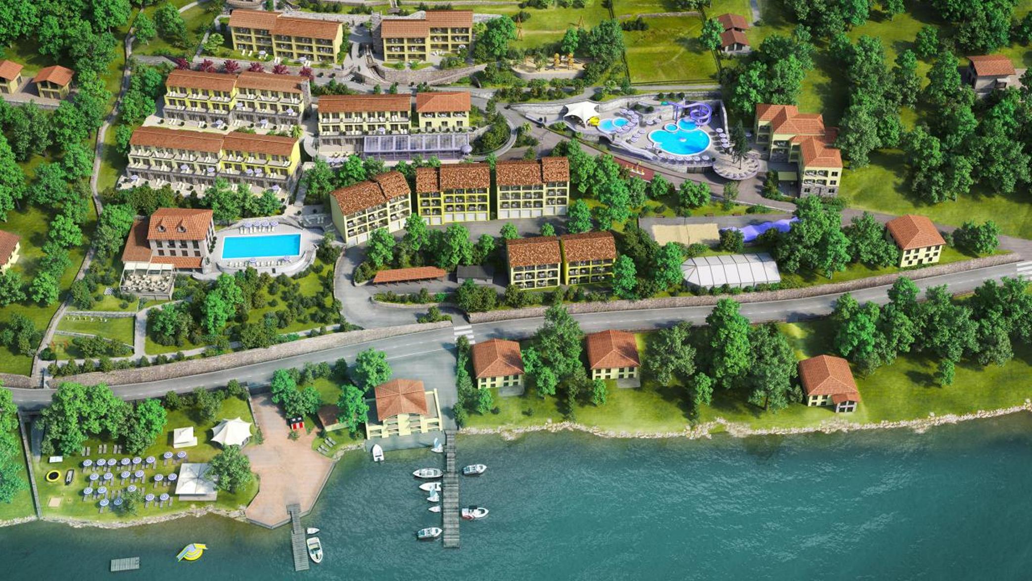 Parco San Marco Lifestyle Beach Resort Porlezza Exterior foto